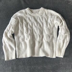 cable knit sweater
